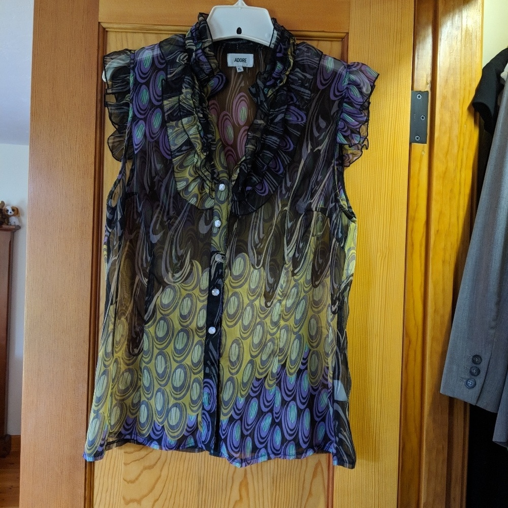 Adore sheer blouse